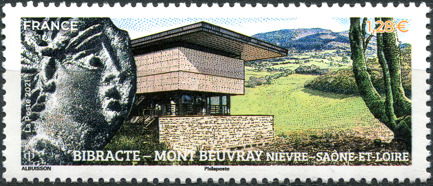 France. 2021. Bibracte - Mont Beuvray (MNH **) Stamp