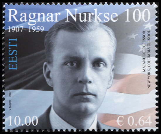 Estonia. 2007. Centenary of Birth of Ragnar Nurske, American Economist of Estonian Descent (MNH **)