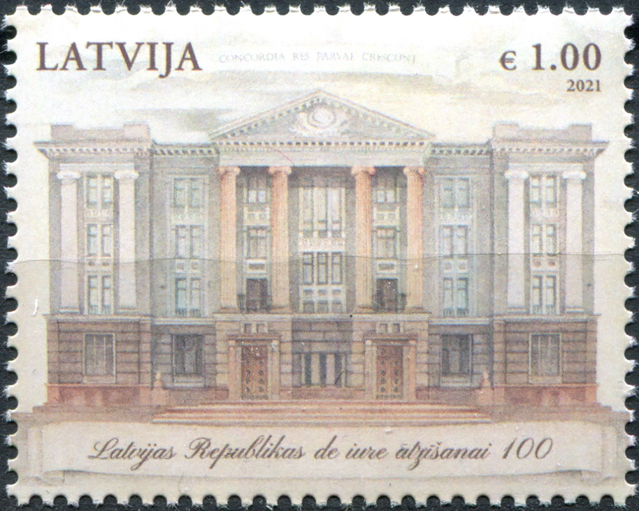 Latvia. 2021. 100th Anniversary of the International Recognition of Latvia Sovereignty (MNH **) Stam