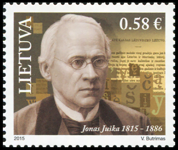 Lithuania. 2015. 200th Anniversary of Jonas Juska (MNH **) Stamp