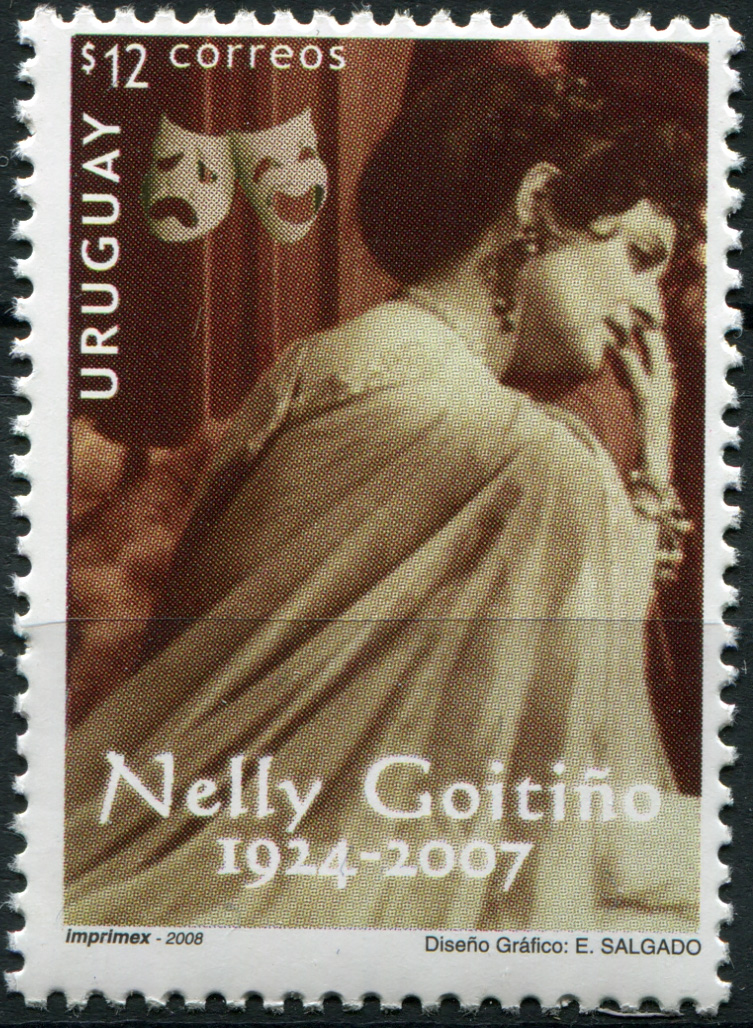 Uruguay. 2008. Famous Uruguayan Women - Nelly Goitino (MNH **) Stamp