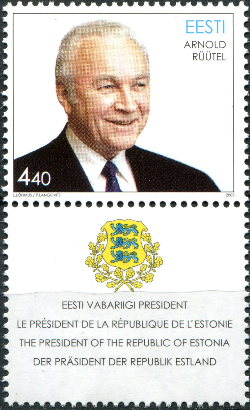 Estonia. 2003. 75th Birth Anniversary of President Arnold Rььtel (MNH **) Stamp