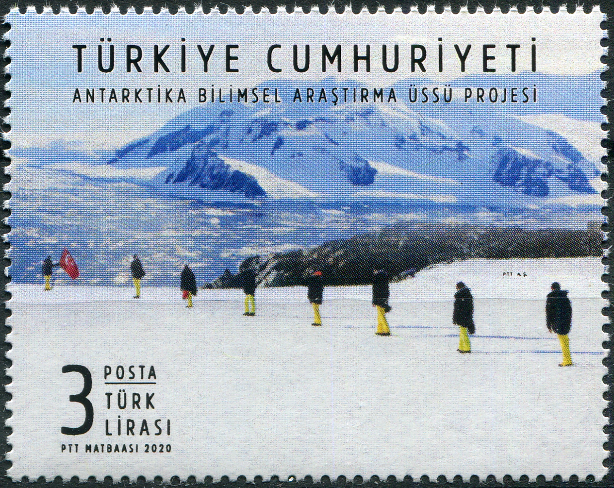 Turkey. 2020. Turkey's Antarctic Research Project (MNH **) Stamp