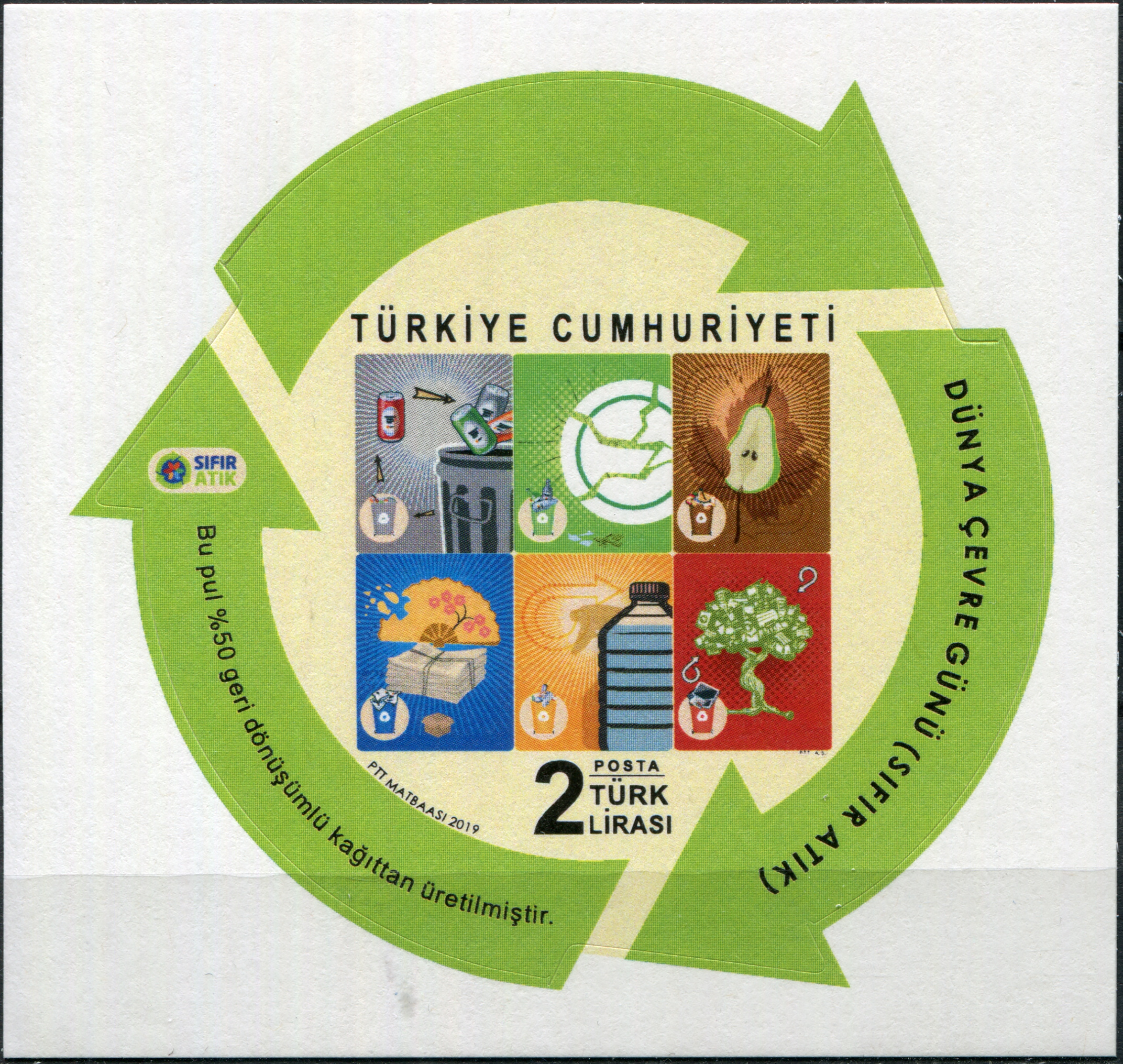 Turkey. 2019. World Environment Day (MNH **) Souvenir Sheet