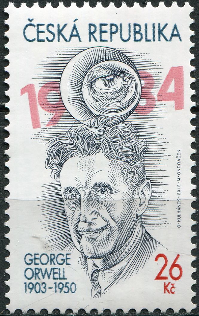 Czech Republic. 2013. George Orwell (1903-1950) (MNH **) Stamp