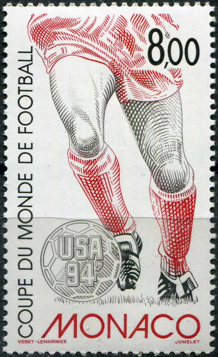 Monaco. 1994. FIFA World Cup 1994, USA (MNH **) Stamp