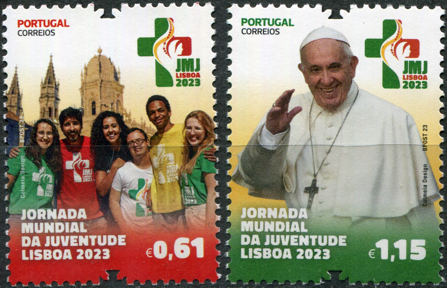 Portugal. 2023. World Youth Day (MNH **) Set of 2 stamps