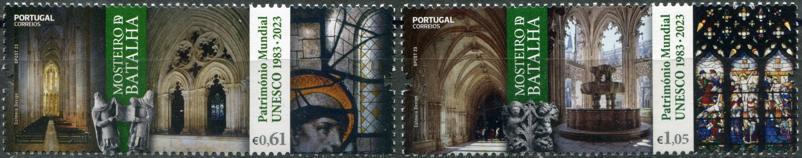 Portugal. 2023. UNESCO World Heritage - Batalha Monastery (MNH **) Set of 2 stamps