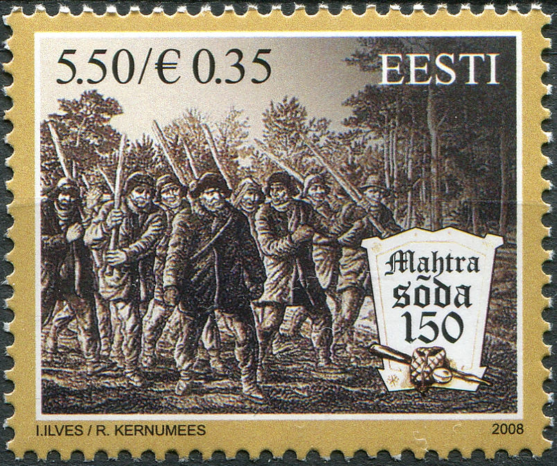 Estonia. 2008. 150th Anniversary of Peasant War at Mahtra (MNH **) Stamp