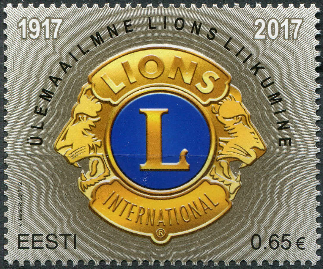 Estonia. 2017. 100th Anniversary of Lions Clubs International (MNH **) Stamp