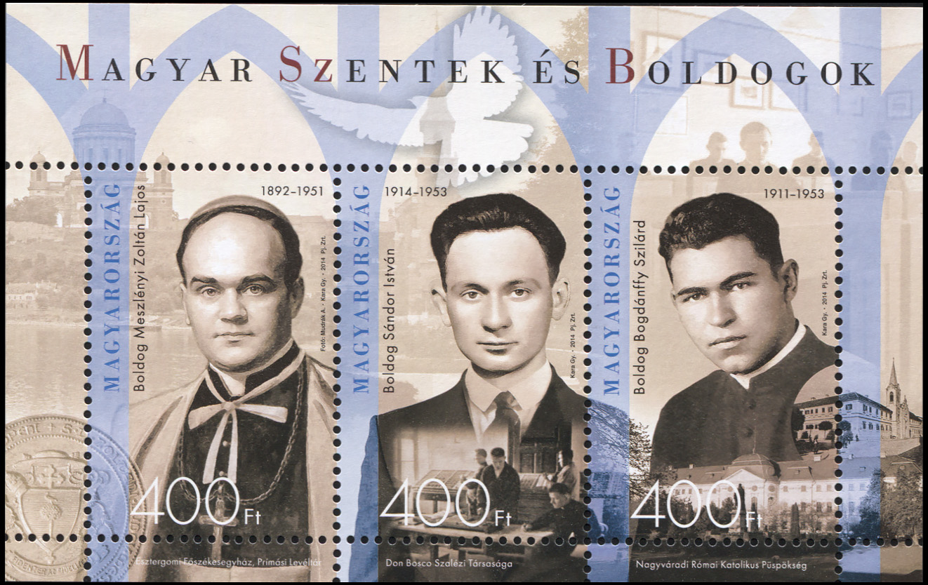 Hungary. 2014. Hungarian Saints and Blesseds (MNH **) Miniature Sheet