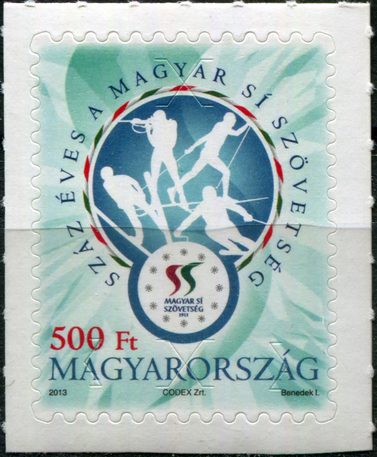 Hungary. 2013. 100th Anniversary of the Hungarian Ski Association (MNH **) Stamp