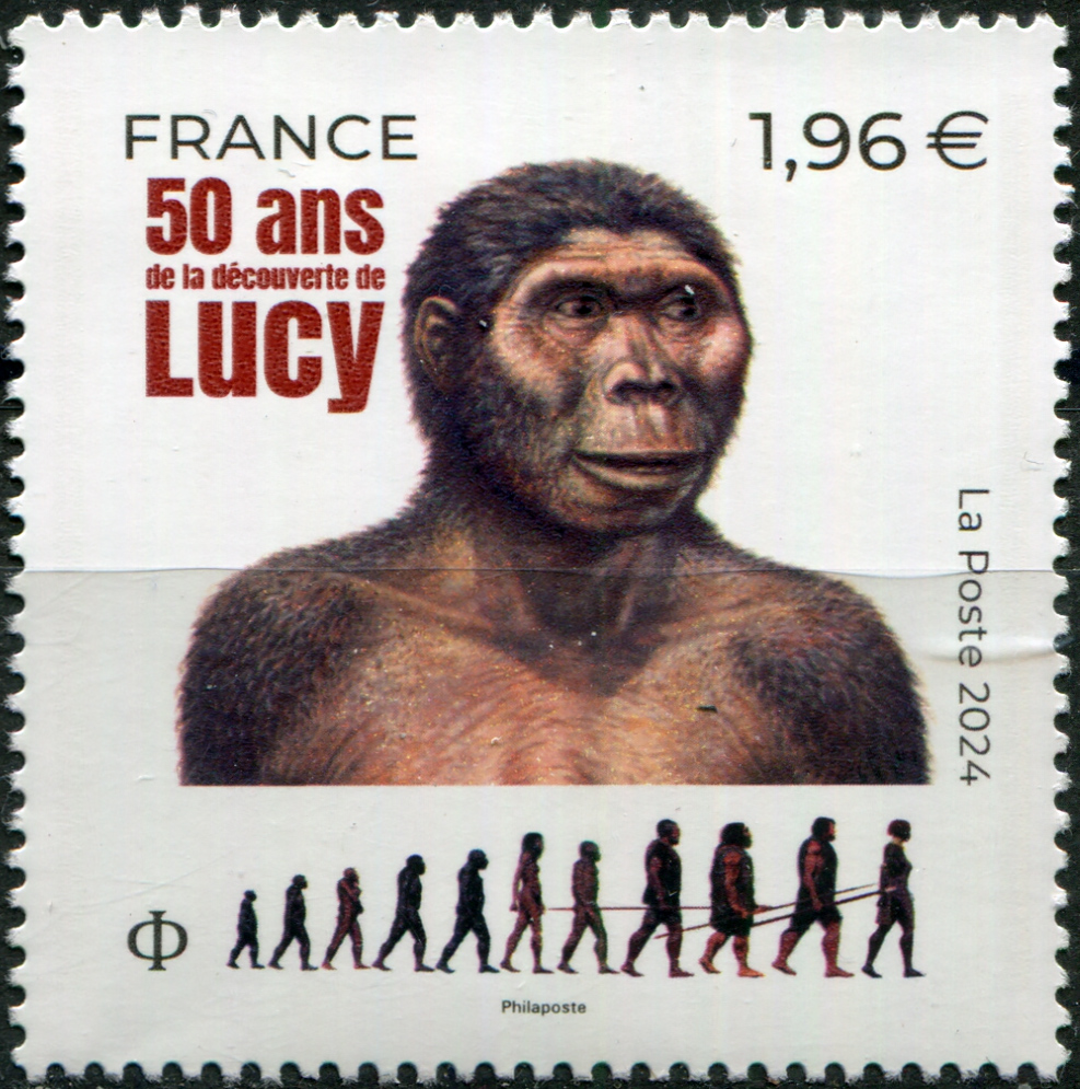 France. 2024. 50th Anniversary of the Discovery of Lucy (MNH **) Stamp