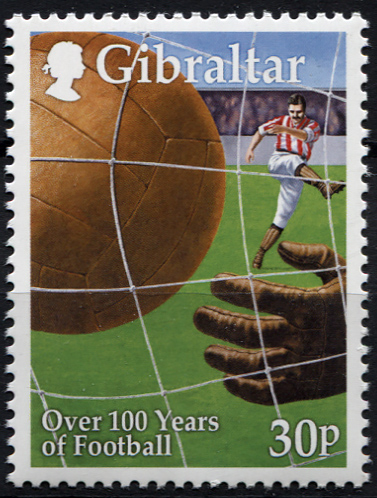 Gibraltar. 1999. Over 100 years of Football (MNH **) Stamp