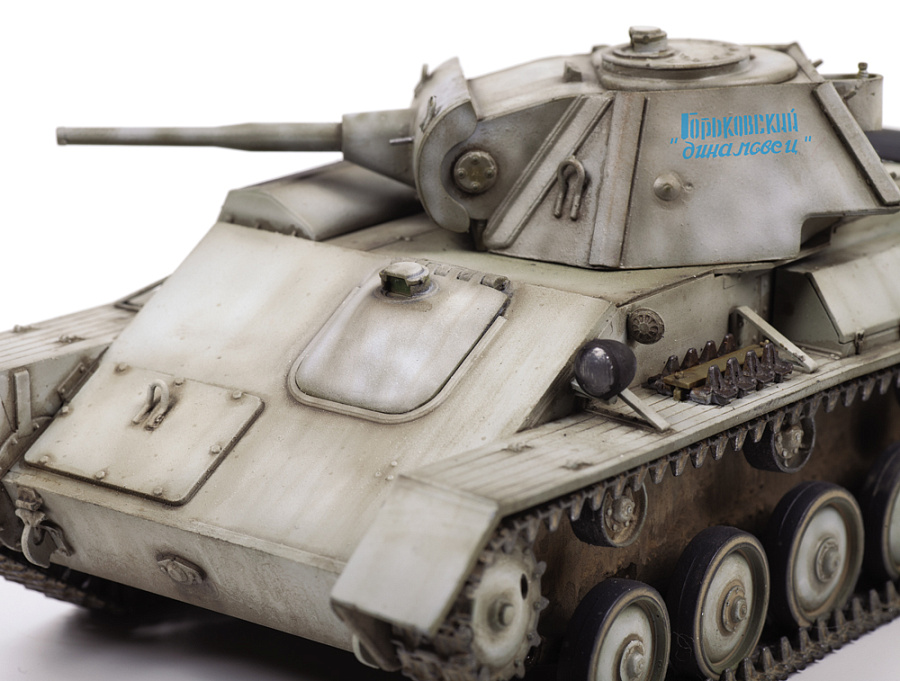 Soviet light tank T-70B (Russia. Zvezda. 3631. 1:35) Model kit